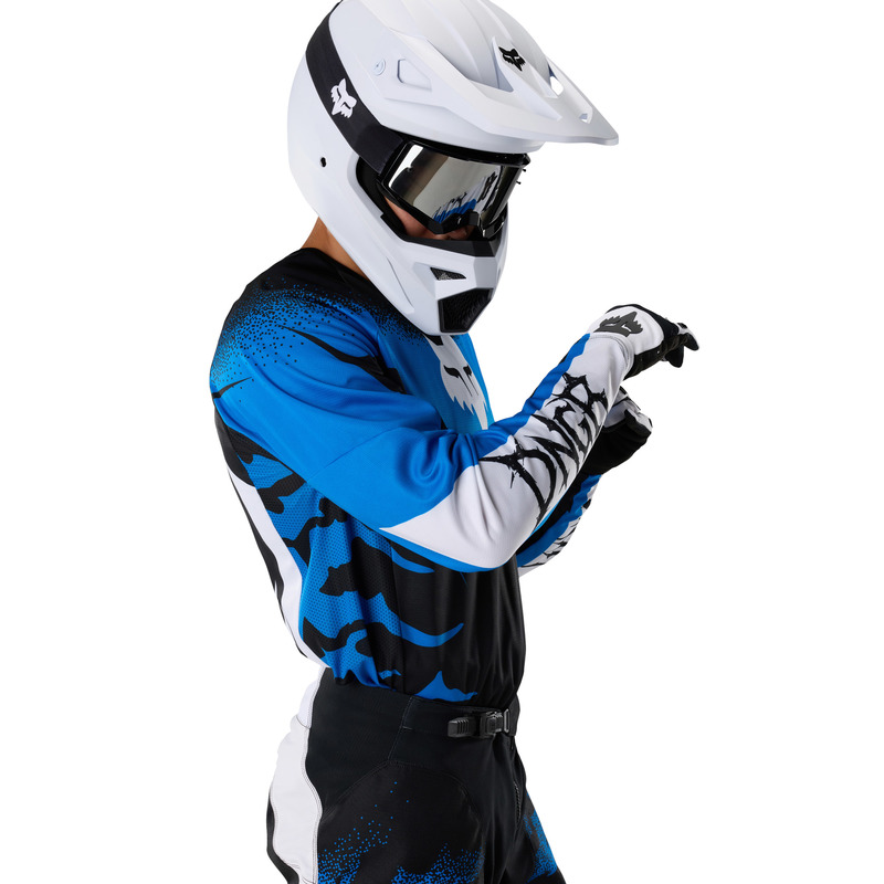 BLUZA MOTOCYKLOWA FOX 180 HD38 BLACK BLUE