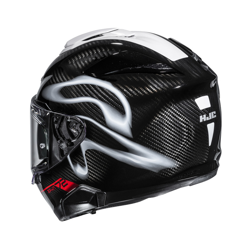 KASK MOTOCYKLOWY HJC RPHA72 CARBON GAREN BLACK WHITE XXL