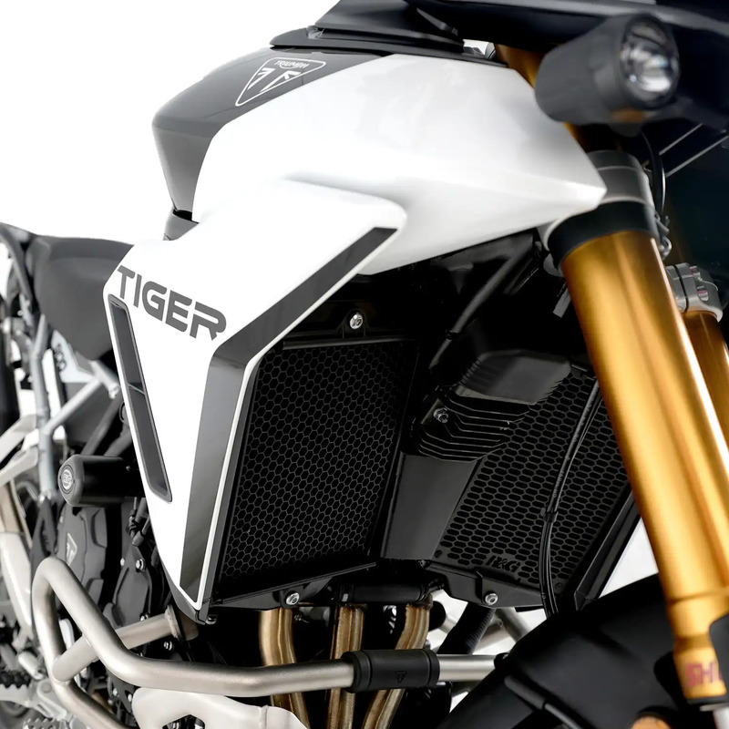 OSŁONA CHŁODNICY RG RACING PRO TRIUMPH TIGER 900 (GT/GT PRO/RALLY RALLY PRO) 20-. 850 SPORT 21- BLAC