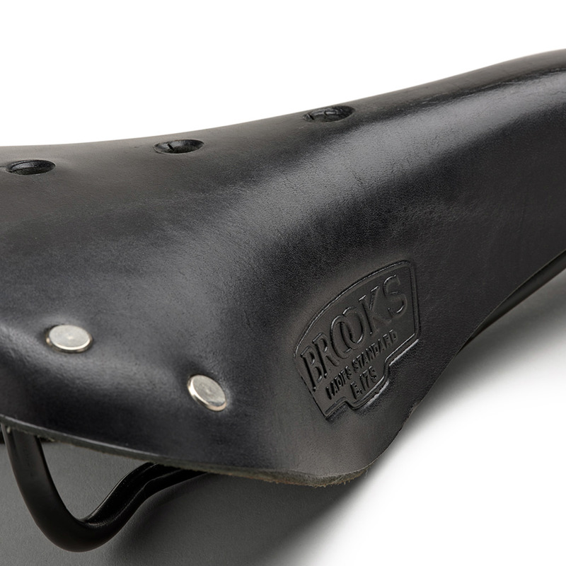 SIODEŁKO SKÓRZANE BROOKS B17 SHORT BLACK