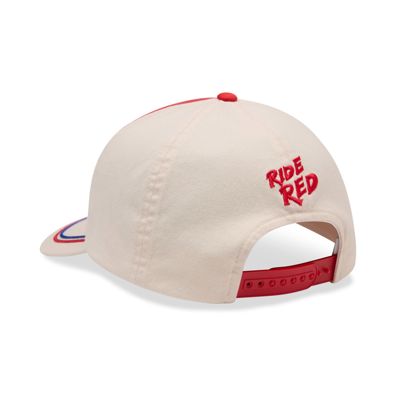 CZAPKA Z DASZKIEM DAMSKA FOX HONDA OFF WHITE