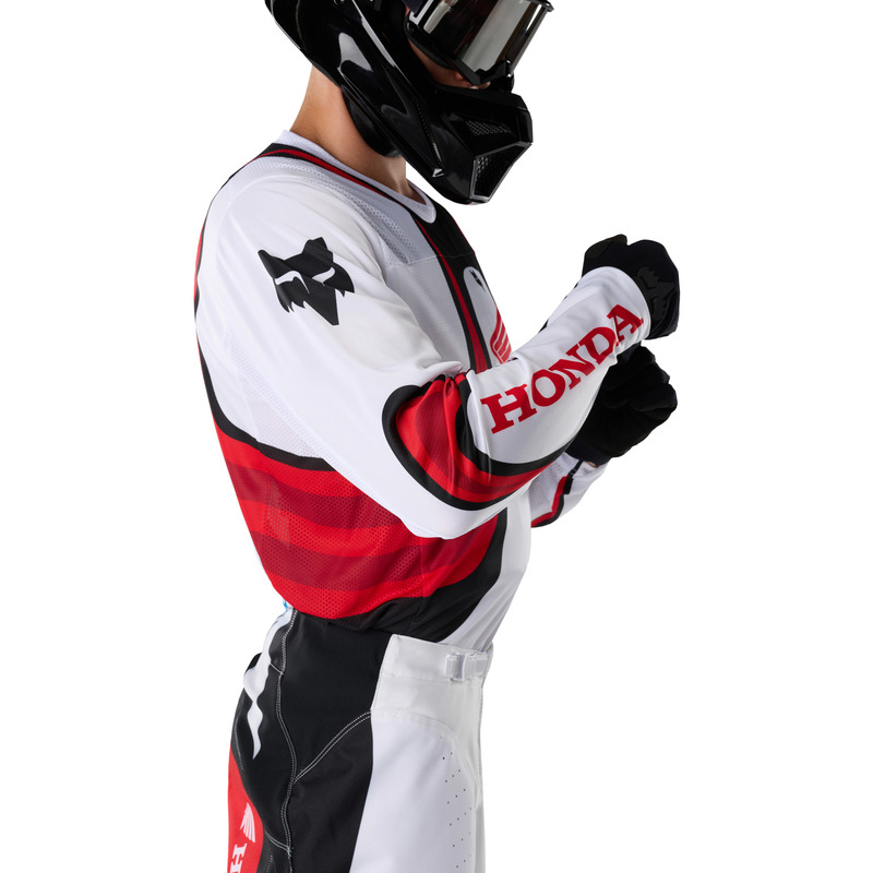 BLUZA MOTOCYKLOWA FOX 180 HONDA WHITE RED XL