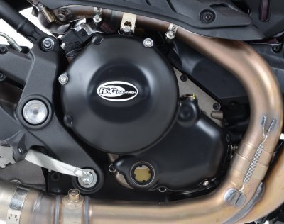 ZESTAW OSŁON SILNIKA RG RACING DUCATI MONSTER 1200(S), (2 CZĘŚCI) OSŁONA SPRZĘGŁA I POMPY WODY BLACK