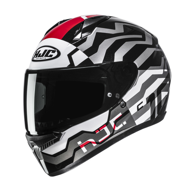 KASK MOTOCYKLOWY HJC C10 BLADE SILVER WHITE S