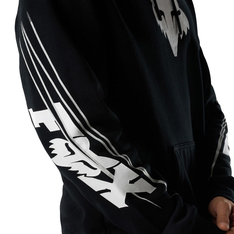 BLUZA Z KAPTUREM FOX APEX FLEECE PO BLACK