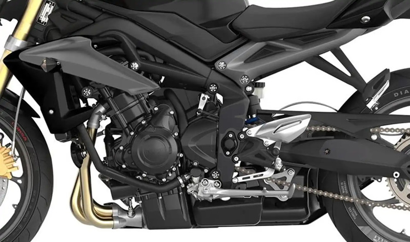 ZESTAW OSŁON PRZECIWBŁOTNYCH RG RACING EAZI-GRIP SCUFF GUARD KIT TRIUMPH STREET TRIPLE R 13- 16 / RX