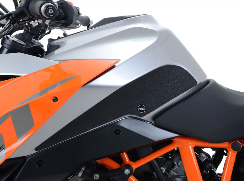NAKLEJKA NA BAK TANKPAD ANTYPOŚLIZGOWY 2 CZĘŚCI RG RACING KTM SUPERDUKE GT CLEAR