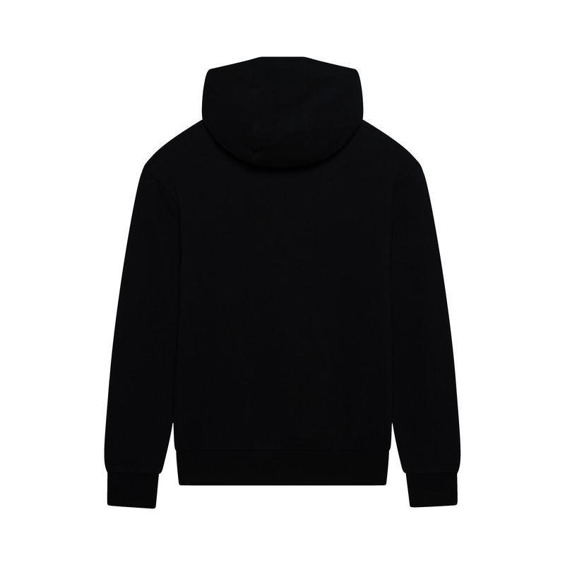 BLUZA Z KAPTUREM DAMSKA FOX CHECKER FLEECE PO BLACK