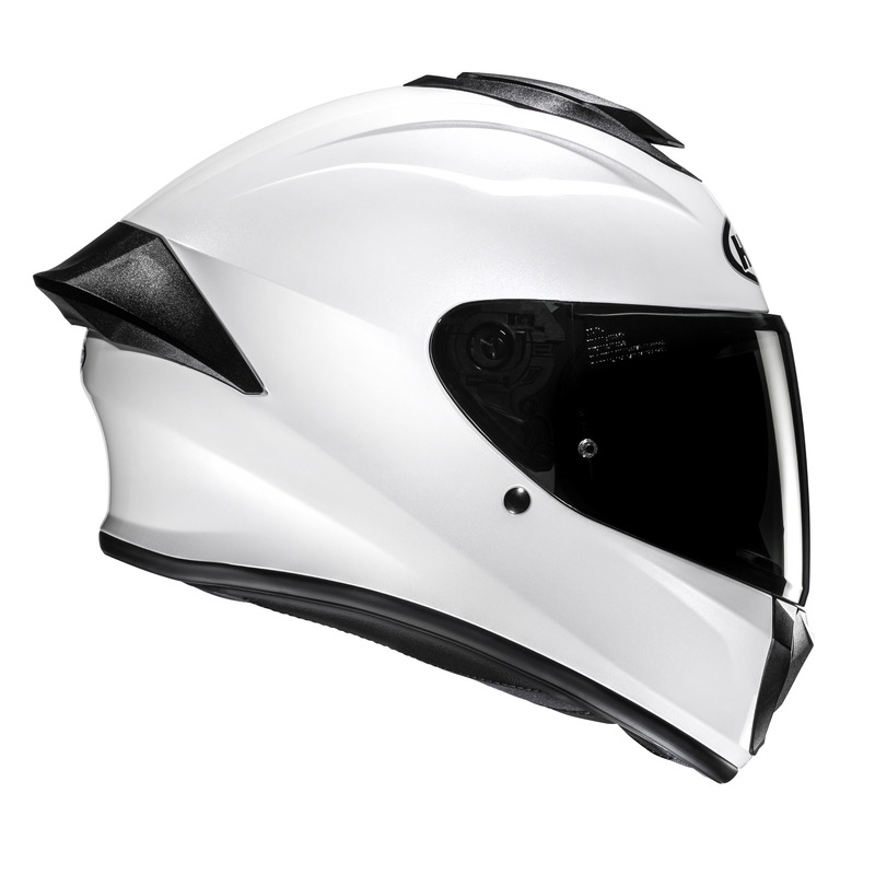 KASK MOTOCYKLOWY HJC C71 SOLID PEARL WHITE