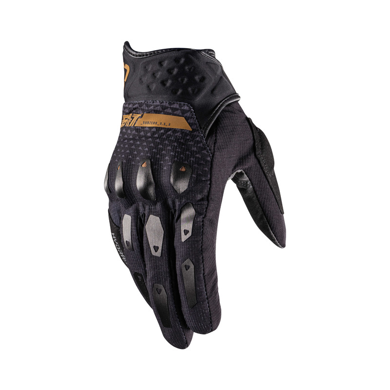 RĘKAWICE MOTOCYKLOWE LEATT ADV SUBZERO 5.5 SHORT STEALTH BLACK GREY
