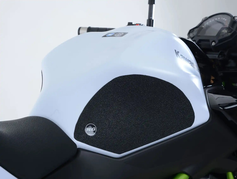 NAKLEJKA NA BAK TANKPAD ANTYPOŚLIZGOWY 2 CZĘŚCI RG RACING KAWASAKI Z 650, NINJA 650 (17-) CLEAR