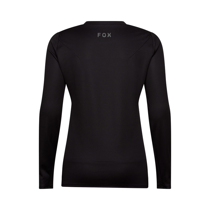 KOSZULKA ROWEROWA Z DŁUGIM RĘKAWEM DAMSKA FOX RANGER HEAD BLACK L