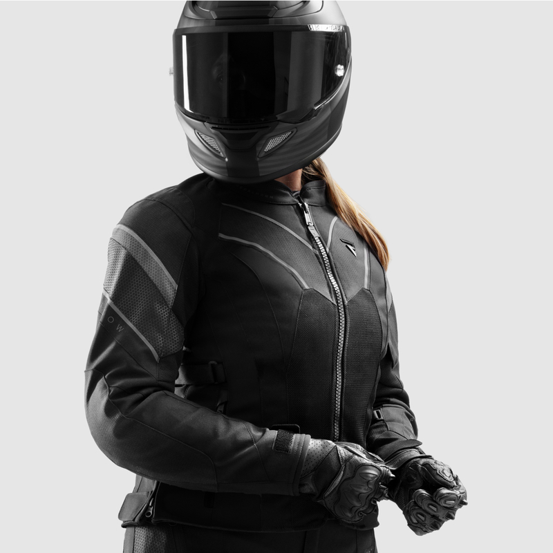 KURTKA MOTOCYKLOWA TEKSTYLNA DAMSKA REBELHORN HIFLOW 5 BLACK WXS