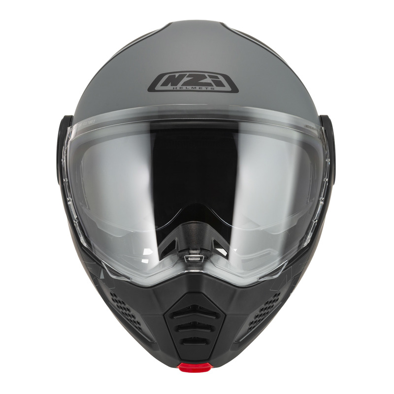 KASK MOTOCYKLOWY NZI MINIMOD DUO SMART BLACK ANTRACITE MATT
