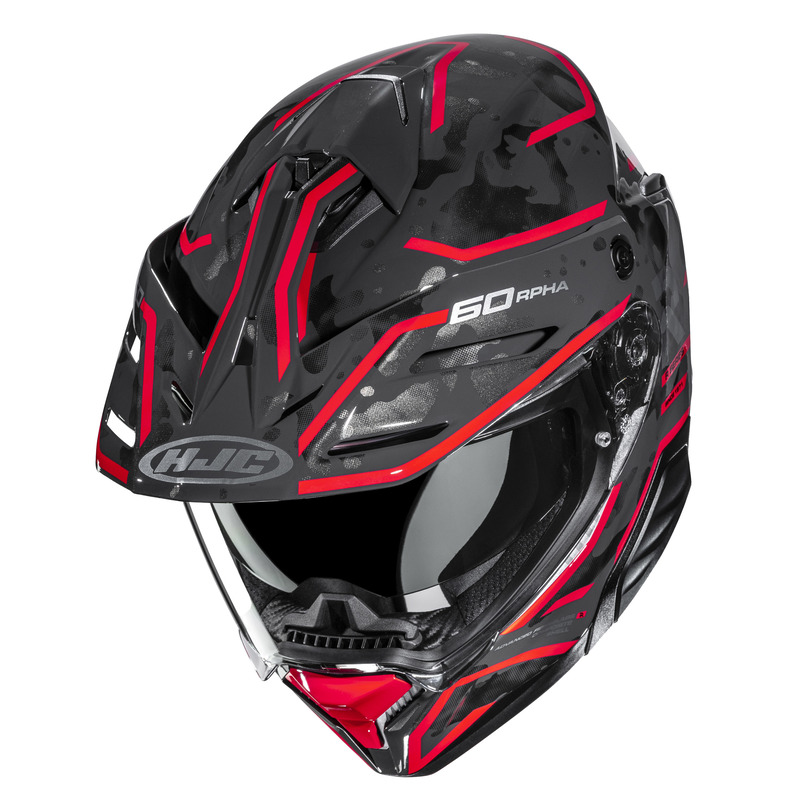 KASK MOTOCYKLOWY HJC RPHA60 KIVA BLACK RED S