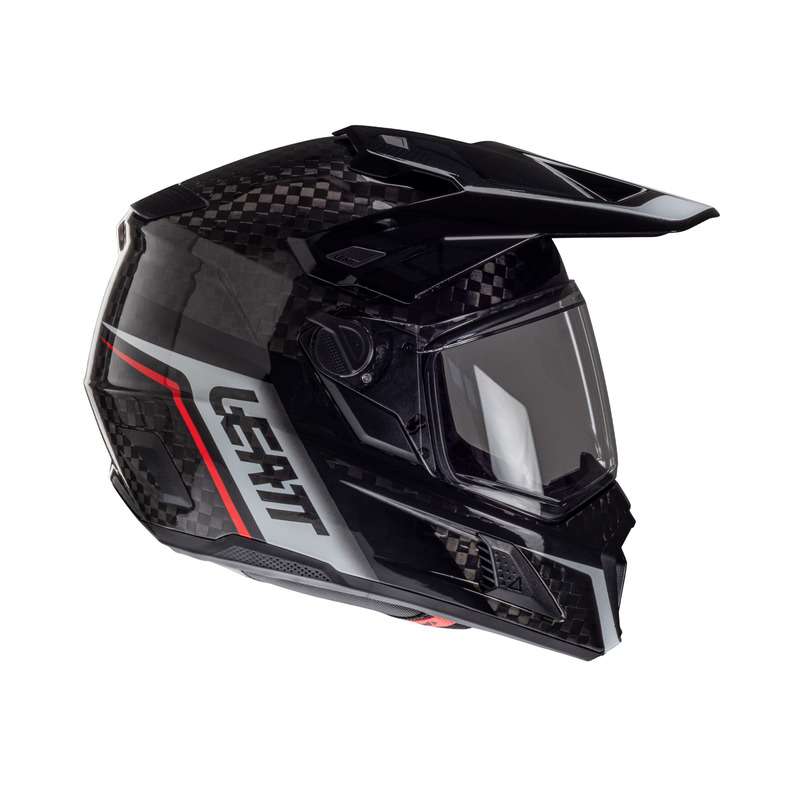 KASK MOTOCYKLOWY Z GOGLAMI LEATT KIT ADV 9.5 CARBON S