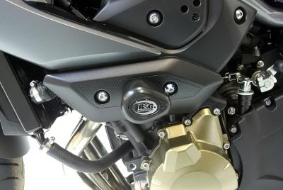 CRASHPADY AERO RG RACING YAMAHA XJ6 09- 12/DIVERSION 09- (NOT DIVERSION F) BLACK