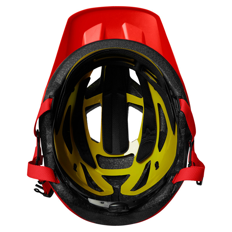 KASK ROWEROWY FOX MAINFRAME FLO RED L