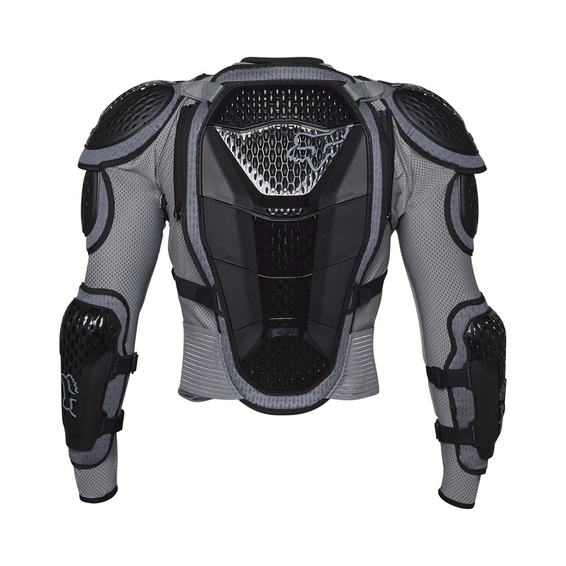 KOSZULKA Z OCHRANIACZAMI FOX TITAN SPORT CLOUD GREY XL