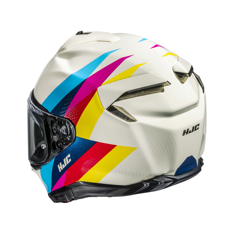 KASK MOTOCYKLOWY HJC F72 RACERO BEIGE YELLOW XS