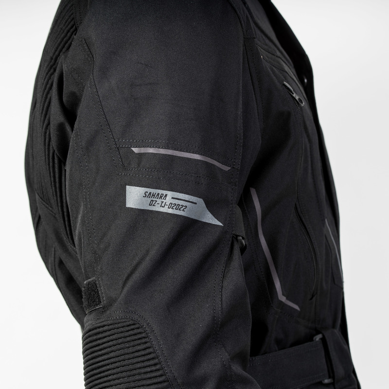 KURTKA MOTOCYKLOWA TEKSTYLNA OZONE SAHARA BLACK
