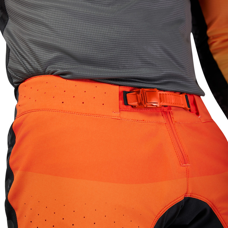 SPODNIE MOTOCYKLOWE FOX FLEXAIR GRID BLACK ORANGE