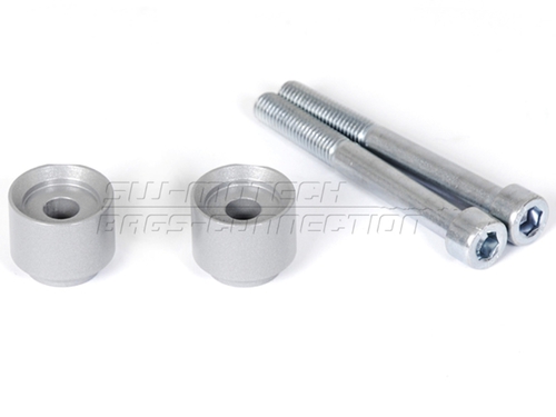 ZESTAW PODWYŻSZAJĄCY KIEROWNICĘ SW-MOTECH 20MM BMW F 650/700 GS F800GS/ADV SILVER