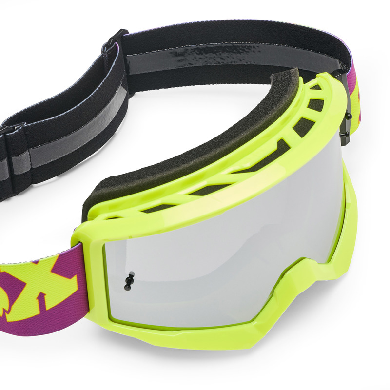 GOGLE MOTOCYKLOWE JUNIOR FOX MAIN RAID - SPARK PURPLE LAVA YOS