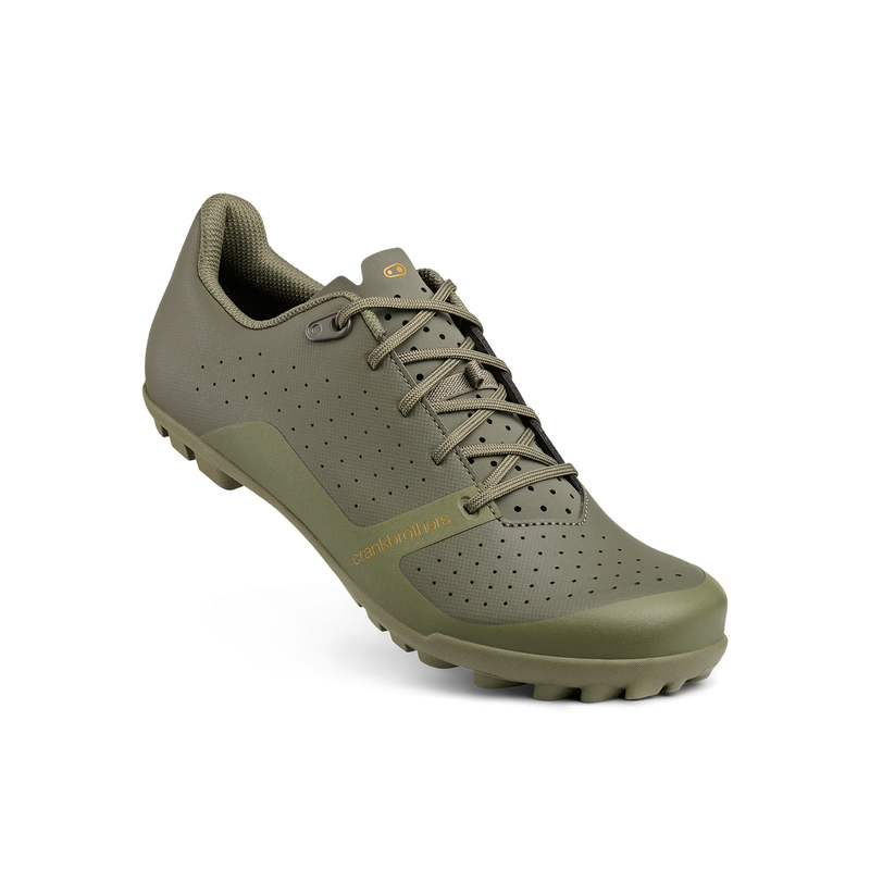BUTY CRANKBROTHERS CANDY GRAVEL/XC LACE GREEN DARK - GREEN OUTSOLE 9.5 (43 EU)
