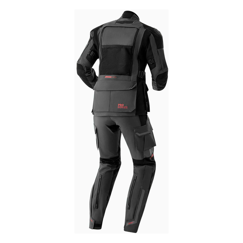 KURTKA MOTOCYKLOWA TEKSTYLNA RST PRO SERIES ADVENTURE D3O GREY BLACK XXL