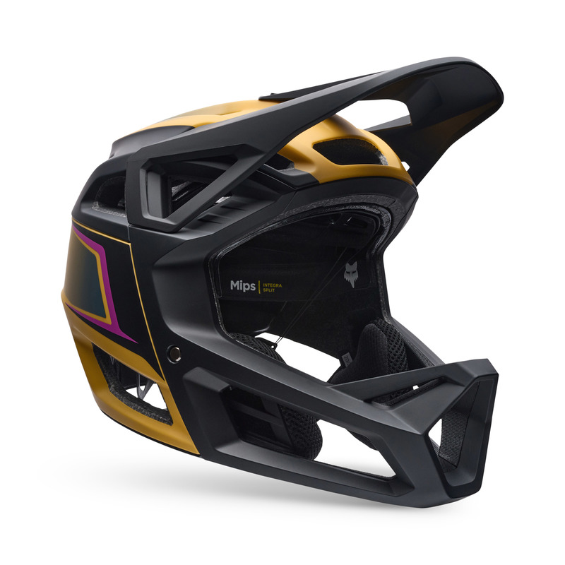 KASK ROWEROWY FOX PROFRAME RS HEATSTACK DARK YELLOW L