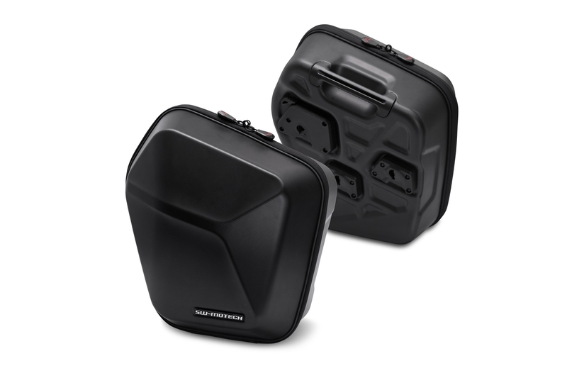 ZESTAW KUFRÓW BOCZNYCH URBAN ABS SW-MOTECH BLACK 2X16,5L