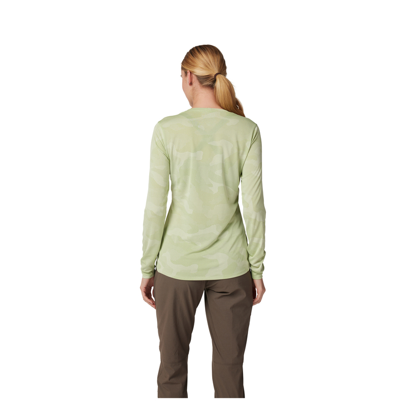 KOSZULKA ROWEROWA Z DŁUGIM RĘKAWEM DAMSKA FOX RANGER TRU DRI CACTUS XS