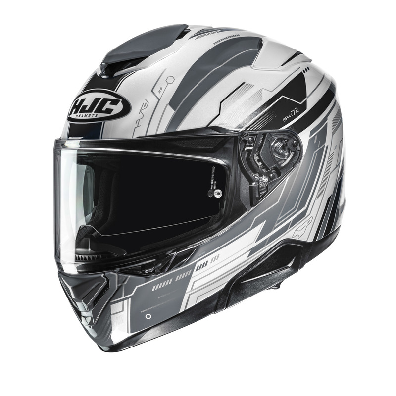 KASK MOTOCYKLOWY HJC RPHA72 KOSIS WHITE GREY S