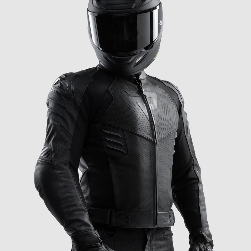 KURTKA MOTOCYKLOWA SKÓRZANA REBELHORN VANDAL 2 BLACK