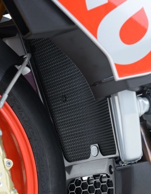 OSŁONA CHŁODNICY RG RACING APRILIA V4 TUONO 1100 15-, RSV4 RR 15-, RSV4 1100 FACTORY 19- BLACK