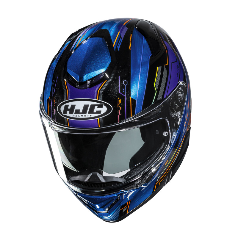 KASK MOTOCYKLOWY HJC RPHA72 KOSIS BLUE BLACK L