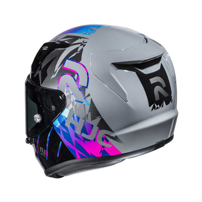 KASK MOTOCYKLOWY HJC RPHA12 KATE GREY PURPLE