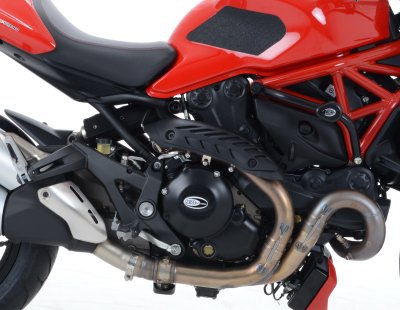 ZESTAW OSŁON SILNIKA RG RACING DUCATI MONSTER 1200(S), (2 CZĘŚCI) OSŁONA SPRZĘGŁA I POMPY WODY BLACK