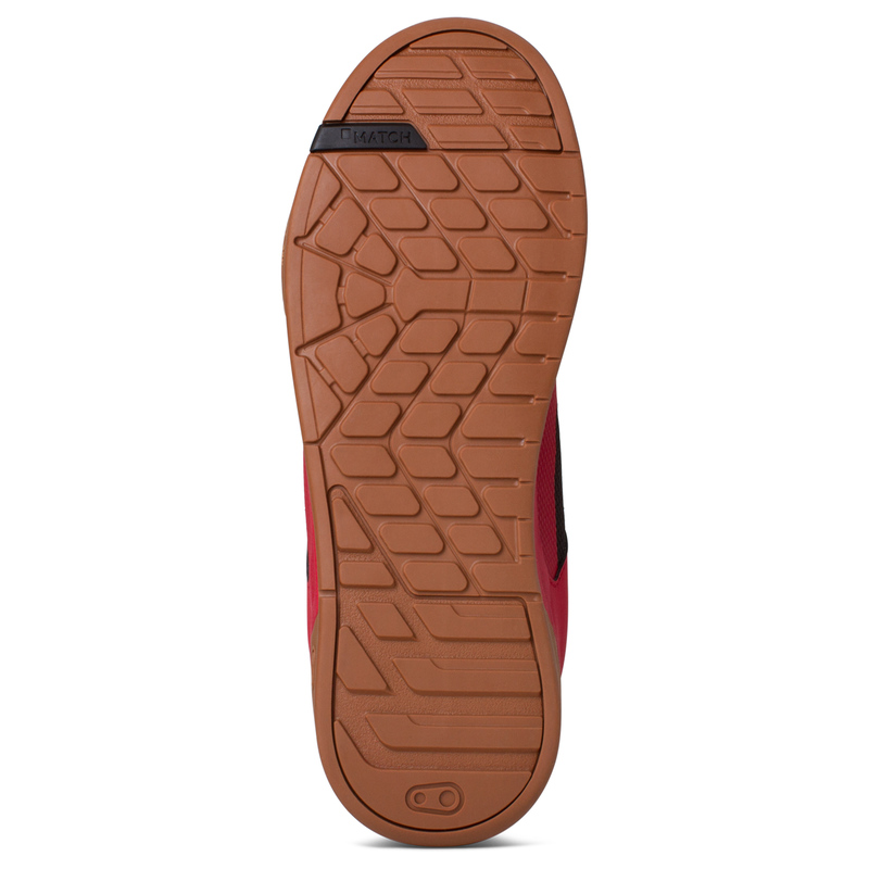 BUTY CRANKBROTHERS STAMP LACE RED BLACK - GUM OUTSOLE PUMPFORPEACE EDITION 11.5 (45 EU)