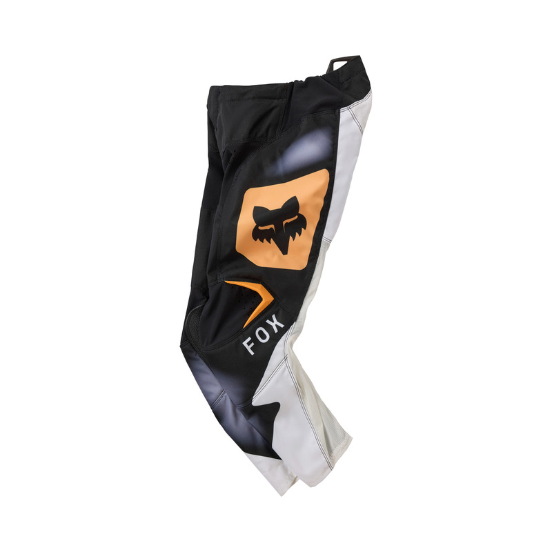 SPODNIE MOTOCYKLOWE JUNIOR FOX 180 NOBLE BLACK WHITE 22