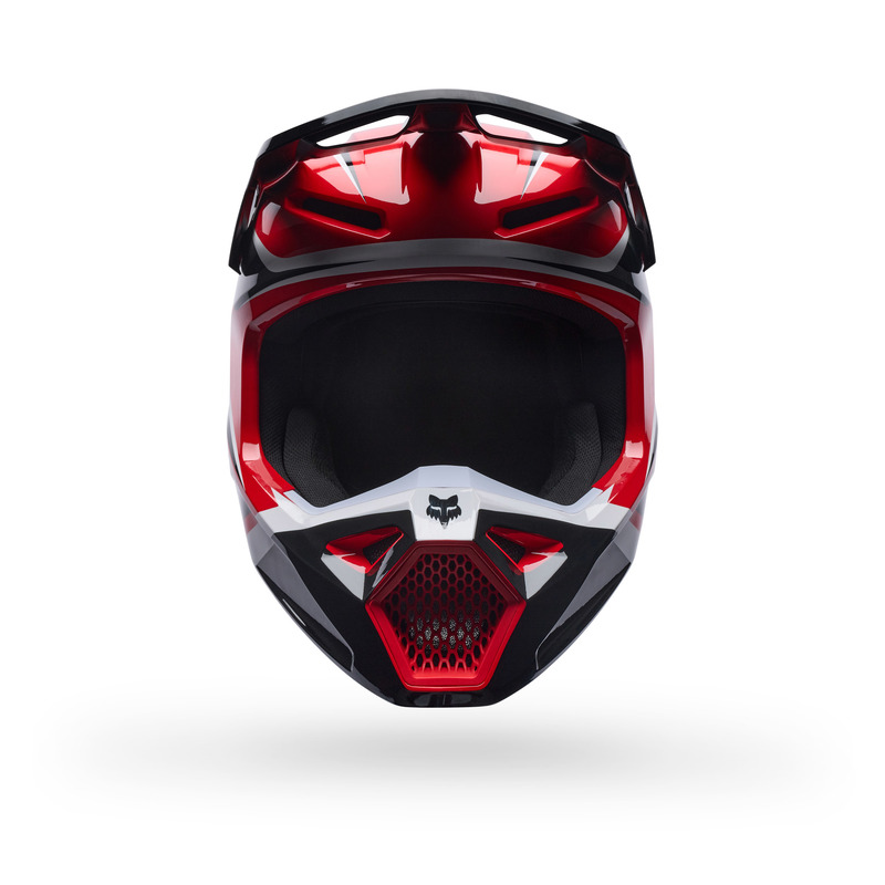 KASK MOTOCYKLOWY FOX V1 FRAME RED