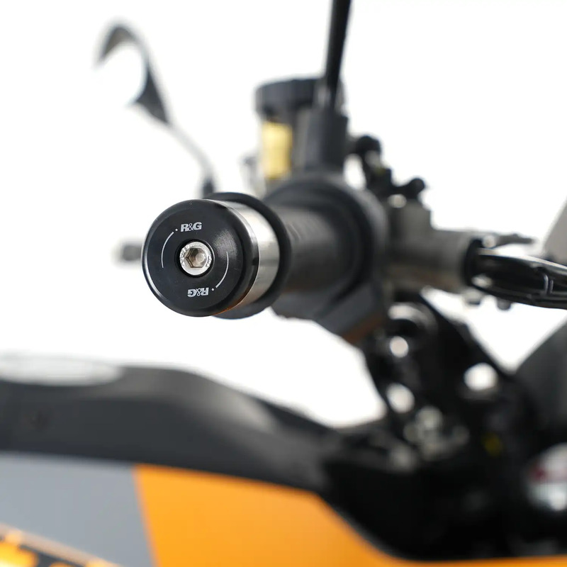 KOŃCÓWKI KIEROWNICY RG RACING MOTO GUZZI STELVIO 24- / V7 STONE 21- BLACK