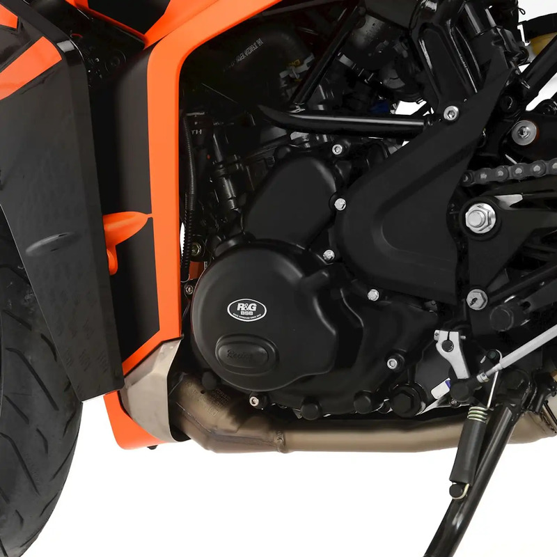 ZESTAW OSŁON SILNIKA RG RACING KTM 390 DUKE 16-/RC 390 16, (2 CZĘŚCI) BLACK RACE