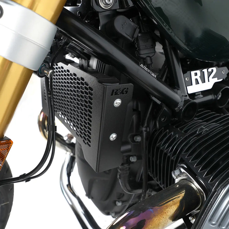 OSŁONA CHŁODNICY OLEJU RG RACING PRO BMW R12 NINET BLACK