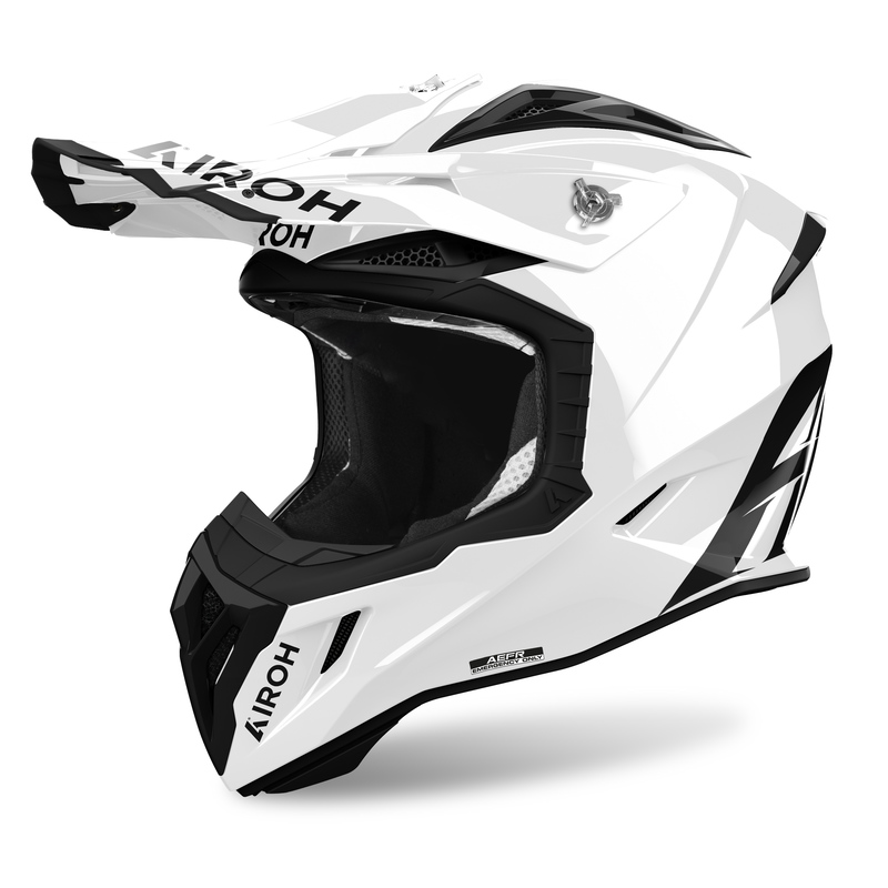 KASK MOTOCYKLOWY AIROH AVIATOR ACE 2 COLOR WHITE GLOSS
