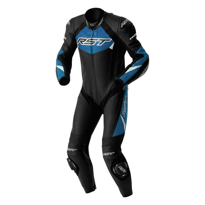 KOMBINEZON MOTOCYKLOWY JEDNOCZĘŚCIOWY RST TRACTECH EVO D3O BLACK BLUE L