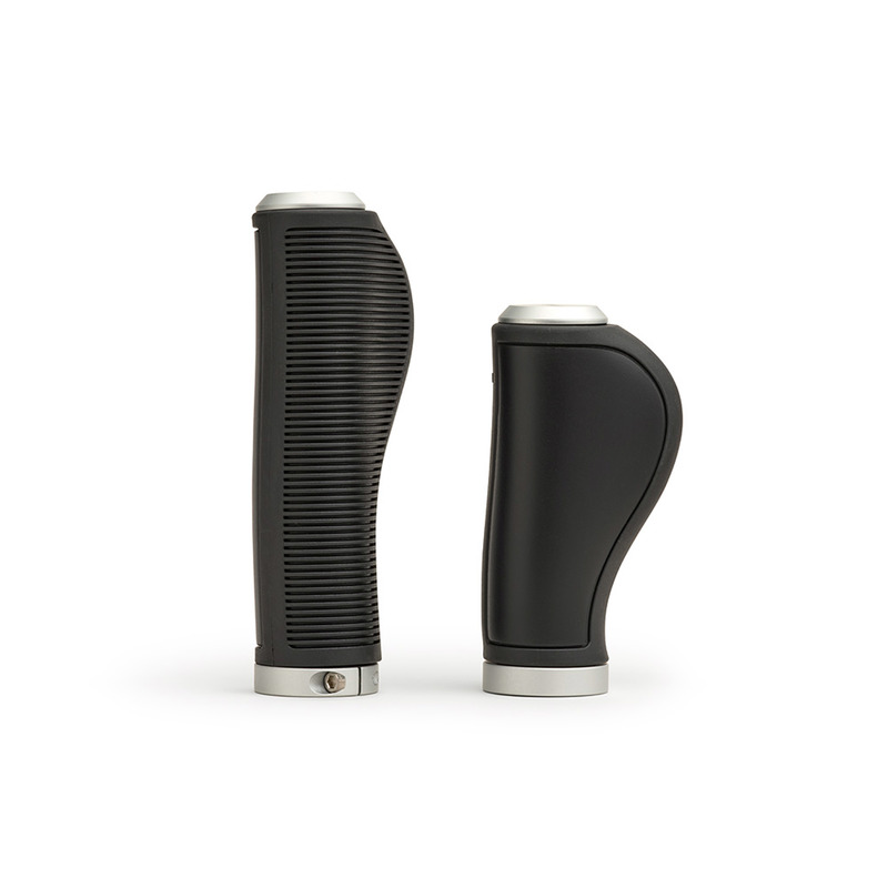 GRIPS BROOKS ERGONOMIC RUBBER GRIP 130/100 BLACK