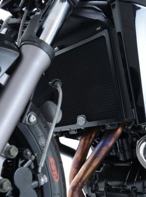 OSŁONA CHŁODNICY RG RACING WK/CF MOTO 650I BLACK