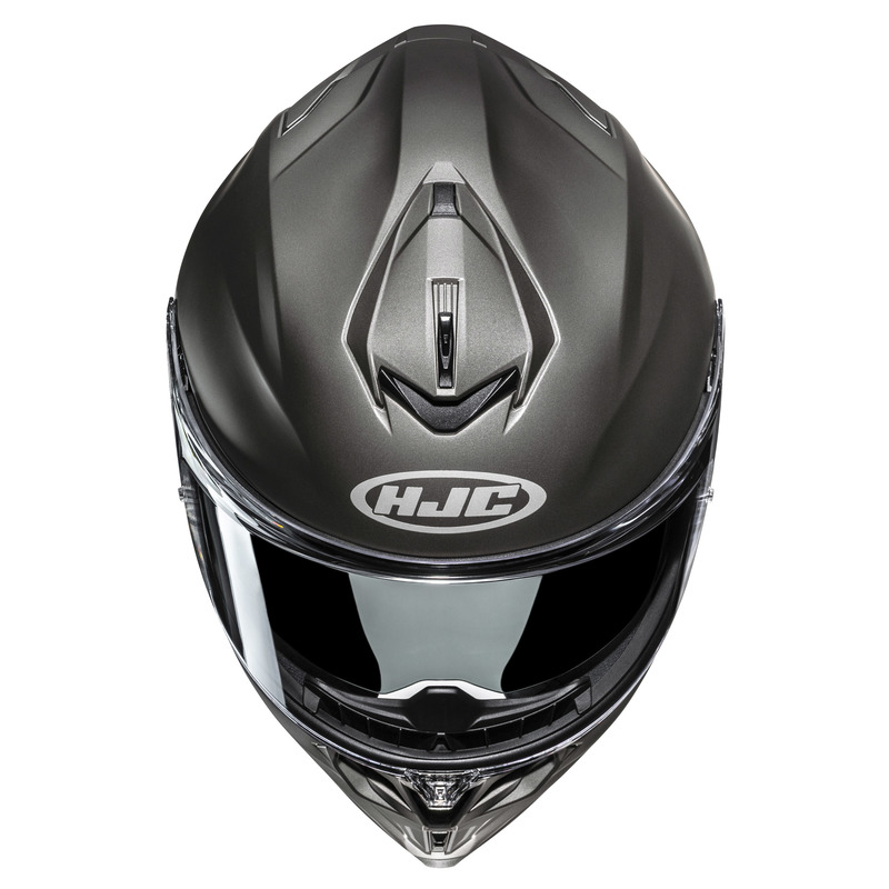 KASK MOTOCYKLOWY HJC I72 SOLID SEMI FLAT TITANIUM